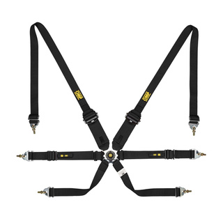 OMP Renngurt Saloon Endurance 6 - Punkt schwarz