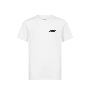 Formel 1 2024 Kinder-T-Shirt Grafik Weiß
