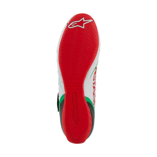 Alpinestars Schuhe Tech-1 KX V3 weiß/grün (FIA)