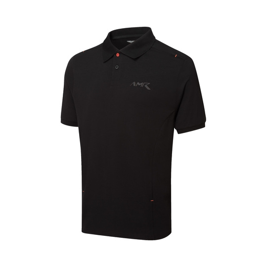 Aston Martin Racing 2026 Poloshirt Racing AMR Logo schwarz