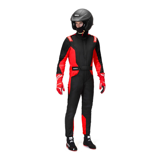 Sparco Rennanzug Sprint Advanced schwarz/rot (FIA)