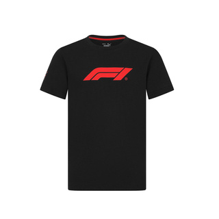 Formula 1 2025 Kinder T-Shirt Logo Schwarz