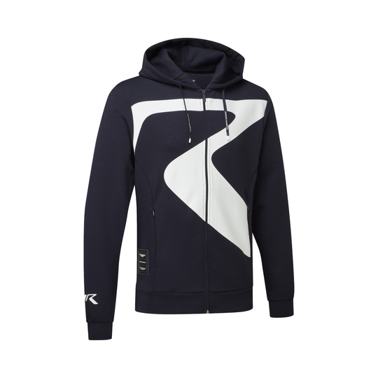 Aston Martin Racing 2026 Kapuzenjacke AMR Graphic marineblau