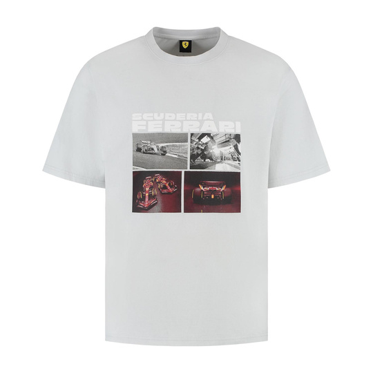 Ferrari F1 2025 Herren T-Shirt Driver Gray