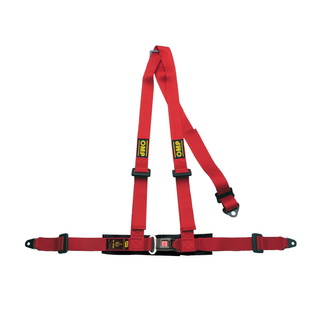 OMP 3-Punkt-Gurt Road DA504 rot (ECE)