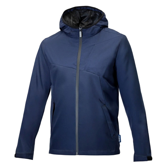 Sparco Herren Softshell Jacke Grit Dunkelblau