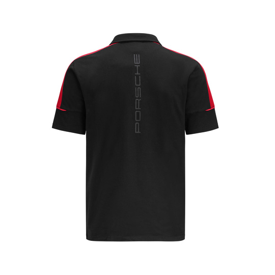 Porsche Motorsport Poloshirt Logo schwarz