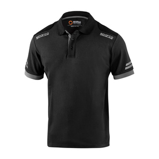Sparco Herren Polohemd TECH Schwarz