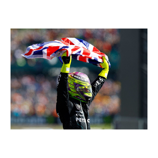 Mercedes AMG Petronas Miniaturhelm 1:5 Lewis Hamilton Silverstone