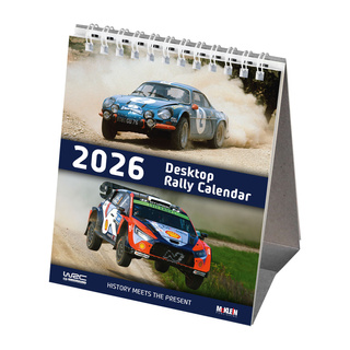 McKlein 2026 Desktop Rally Kalender - History meets the Present