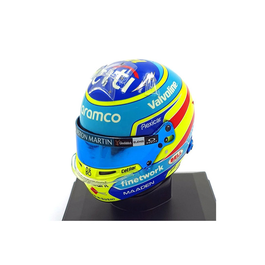 Aston Martin F1 Team 2025 Miniaturhelm 1:5 Fernando Alonso