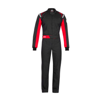 Sparco Rennoverall ONE MY21 Schwarz/Rot
