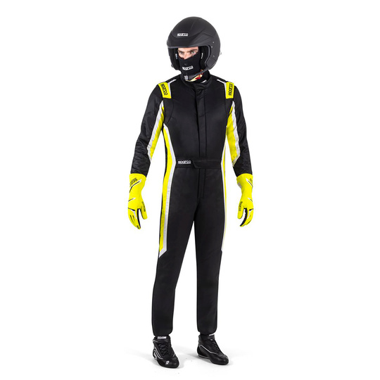 Sparco Rennanzug Sprint Pro MY25 schwarz/gelb (FIA)