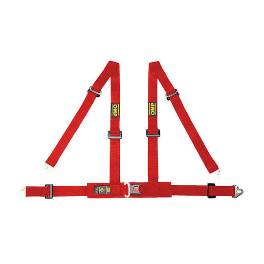 OMP Sportgurt Road 4 - Punkt Gurt ECE, DA507, rot
