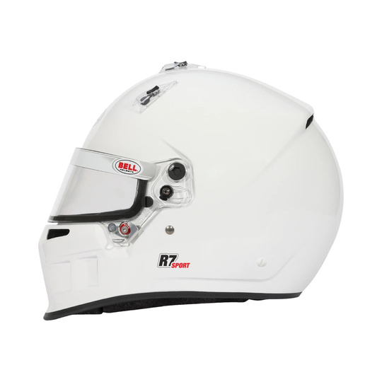 Bell Helm R7 Sport HANS weiß (FIA)