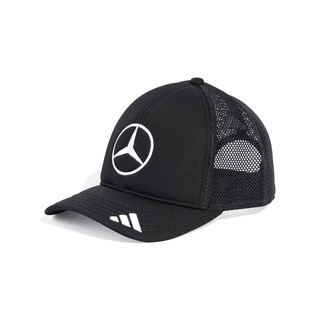 Mercedes AMG F1 2025 Herren Kappe Star Trucker Schwarz