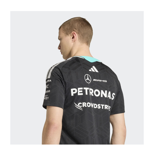 Mercedes AMG F1 2026 T-Shirt Authentic Team schwarz