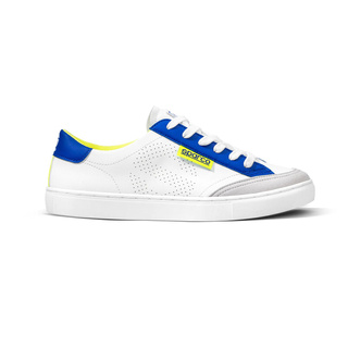 Sparco Schuhe S-Time weiß/blau/gelb