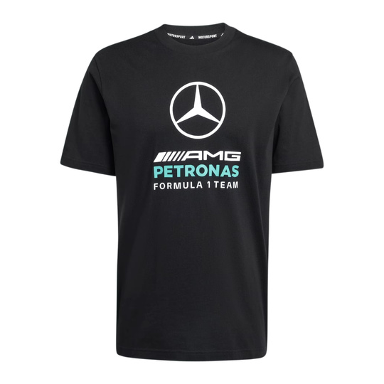 Mercedes AMG F1 2026 T-Shirt Large Logo schwarz