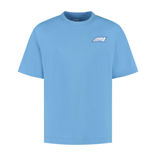 Formula 1 2025 Herren T-Shirt Heritage Logo Blau