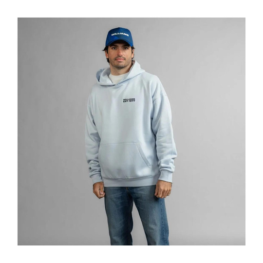 Williams F1 Kapuzenpullover Oversized blau