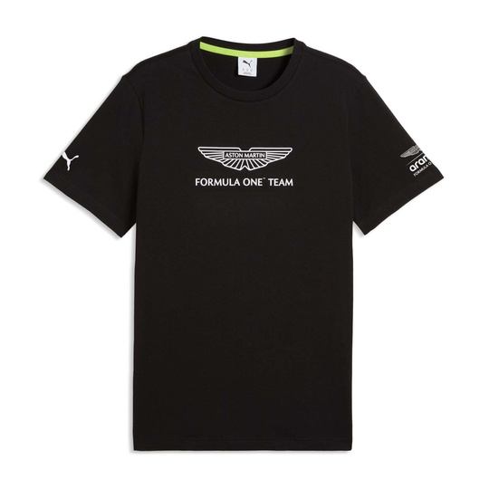 Aston Martin F1 2026 T-Shirt Large Logo schwarz