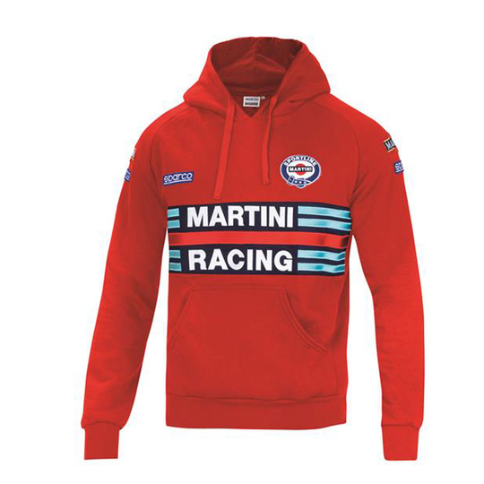 Sparco Kapuzenpullover Martini Racing rot