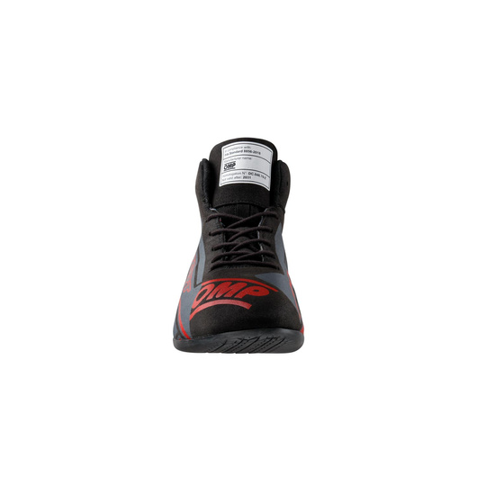 OMP Fahrerschuh SPORT MY22 Schwarz-Rot (FIA)