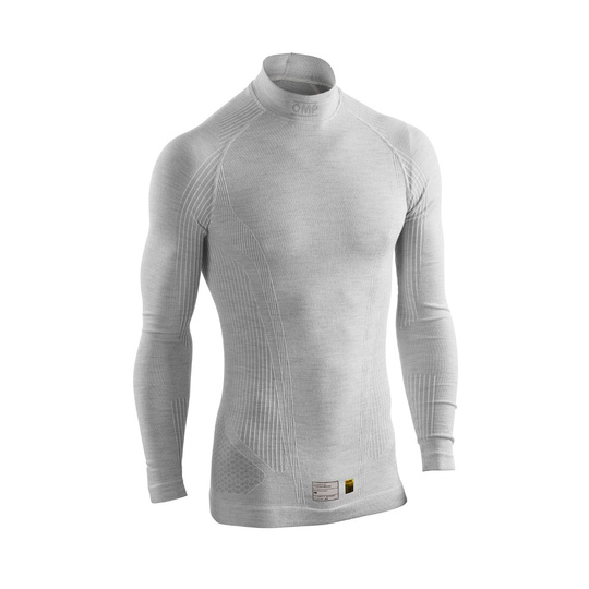 OMP Unterziehshirt mit Rollkragen Tecnica EVO MY26 silber (FIA)
