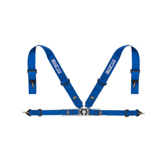 Sparco Renngurt 4-Punkt Sport H-4 blau (FIA)
