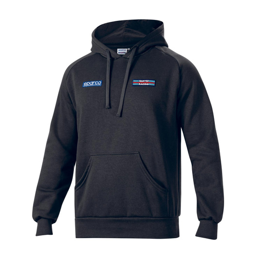 Sparco Kapuzenpullover Stripe Martini Racing schwarz