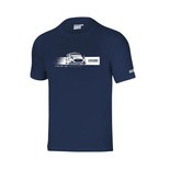 Sparco M-Sport Herren T-shirt Car Dunkelblau