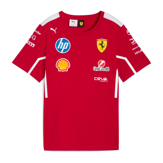 Scuderia Ferrari F1 2025 Kinder T-Shirt Team
