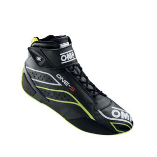 OMP Schuhe One-S MY26 schwarz/gelb (FIA)