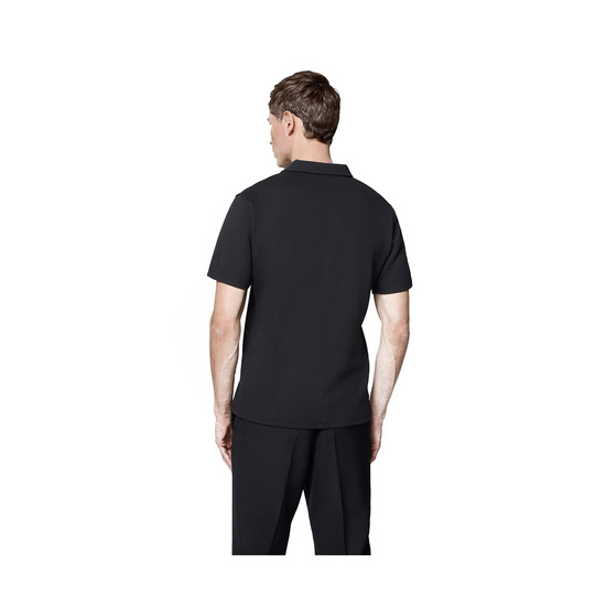 Aston Martin F1 Poloshirt Tech Waffle schwarz