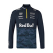 Red Bull Racing 2024 Team Sweatshirt mit 1/4-Reißverschluss für Herren