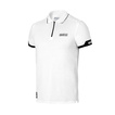 Sparco Poloshirt ZIP MY24 weiß