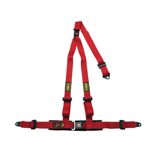 OMP 3-Punkt-Gurt Strada DA509 rot (ECE)