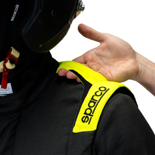 Sparco Rennanzug Sprint Advanced schwarz/gelb (FIA)