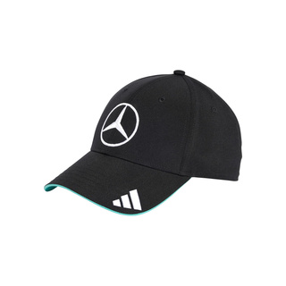 Mercedes AMG F1 2025 Herren Baseballkappe Team Schwarz