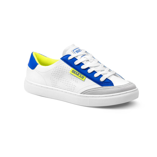 Sparco Schuhe S-Time weiß/blau/gelb
