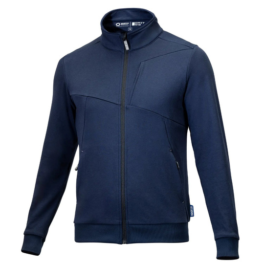 Sparco Herren Sweatjacke Grit Dunkelblau