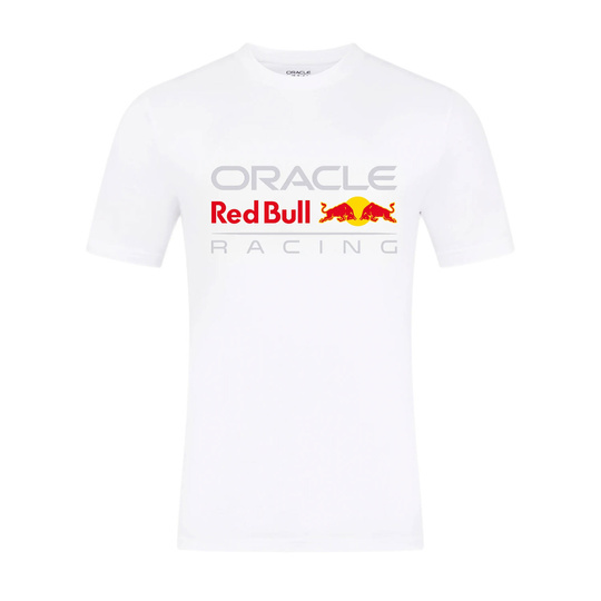Red Bull Racing 2025 Herren T-Shirt Front Logo Weiß