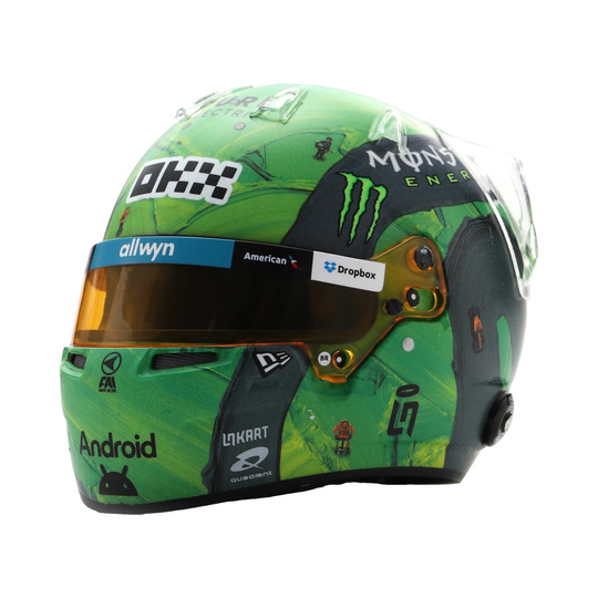 McLaren F1 Lando Norris Miniaturhelm Las Vegas GP 1:5