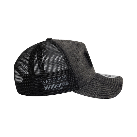Williams F1 2026 Cap New Wave Denim Trucker schwarz