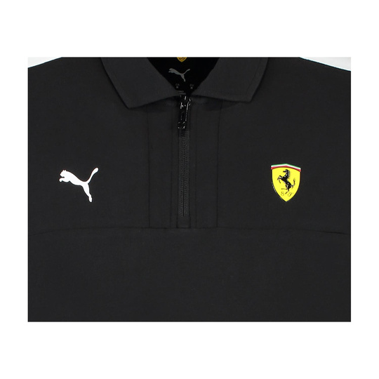 Ferrari F1 2025 Herren Polo Logo Schwarz