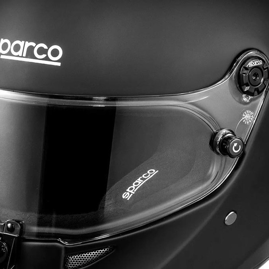 Sparco Helm Stealth KF schwarz (FIA)