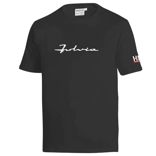 Sparco T-Shirt Lancia HF Fulvia Logo schwarz