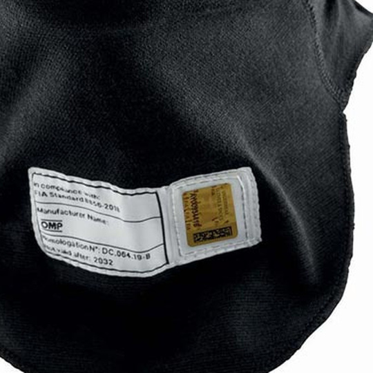 OMP Kopfhaube Tecnica EVO schwarz (FIA)