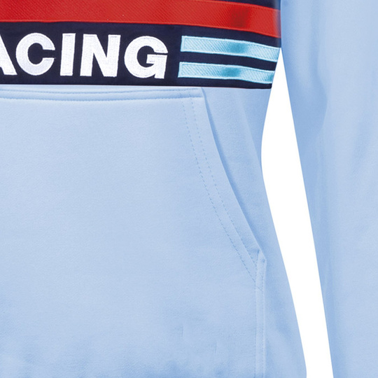 Sparco Damen Kapuzenpullover Martini hellblau